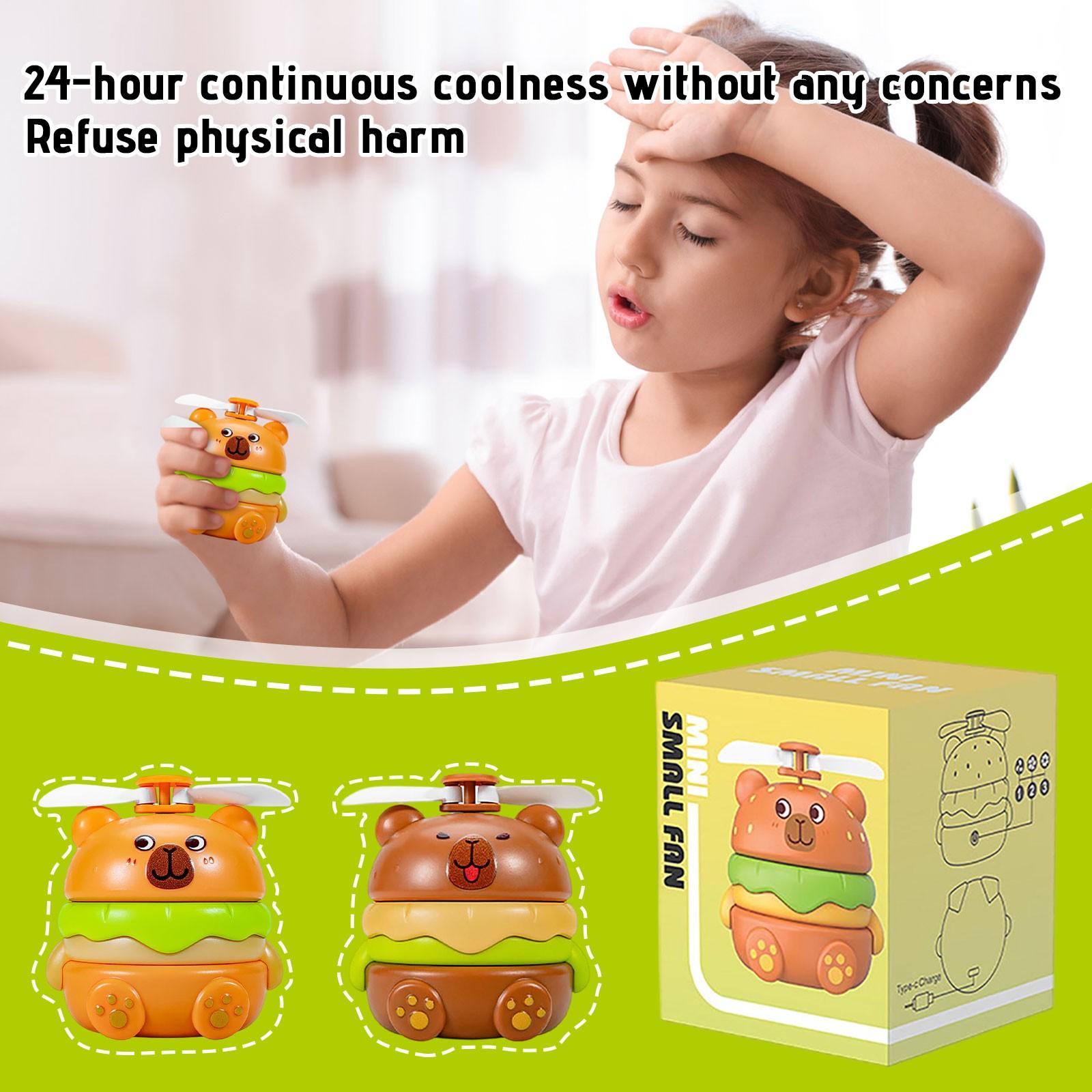 Small Fan USB Rechargeable Handheld Portable Cartoon Electric Fan Children s Gift One Size коричневый
Small Fan USB Rechargeable Handheld Portable Cartoon Electric Fan Children s Gift One Size коричневый