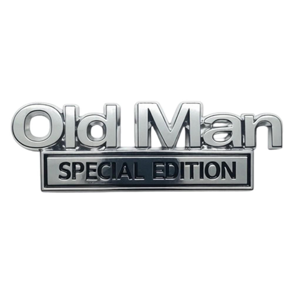 Metal Chrome Finish 3D Metal Emblem Old Man Badge Car Chrome Sticker
Metal Chrome Finish 3D Metal Emblem Old Man Badge Car Chrome Sticker