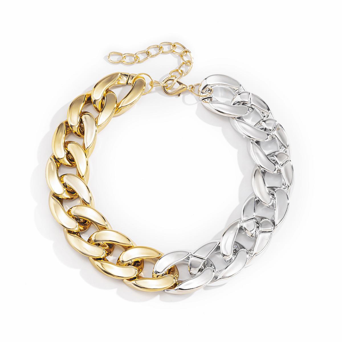 Exaggerated Punk Geometry Single-Layer Men S And Women S Necklaces, Fashion Trend Mixed Color Thick Chain Necklaces
Exaggerated Punk Geometry Single-Layer Men S And Women S Necklaces, Fashion Trend Mixed Color Thick Chain Necklaces