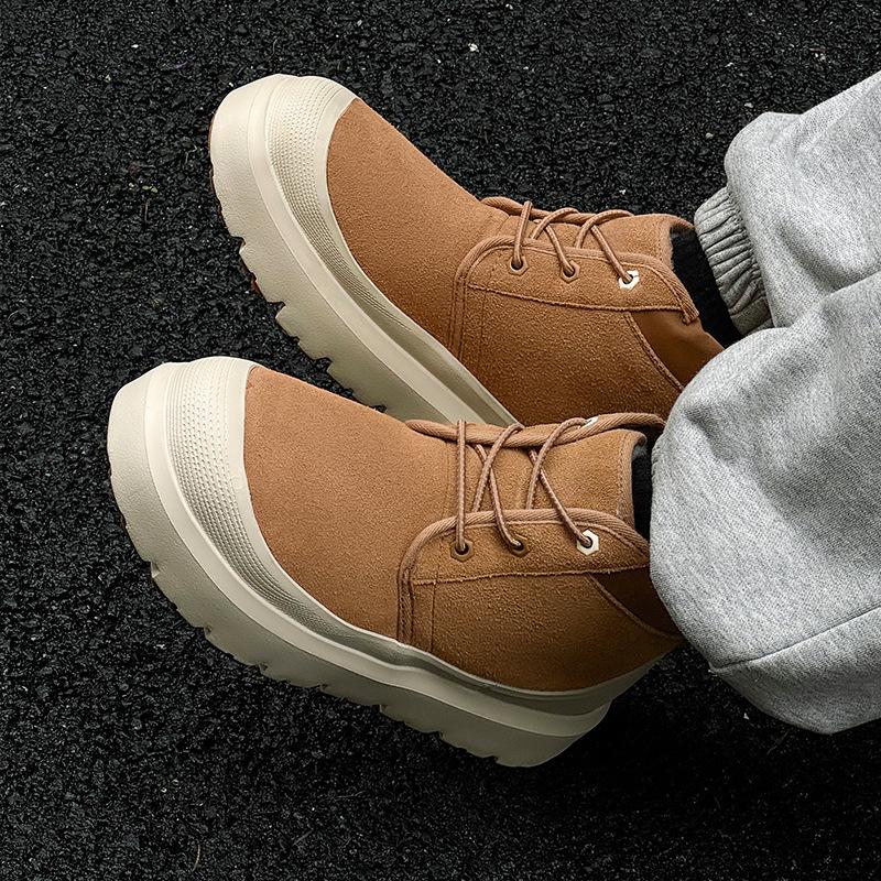 Snow boots men s winter fleece fur integrated non-slip fleece thickened waterproof cotton shoes autumn medium tube short boots Female size 39
Snow boots men s winter fleece fur integrated non-slip fleece thickened waterproof cotton shoes autumn medium tube short boots Female size 39