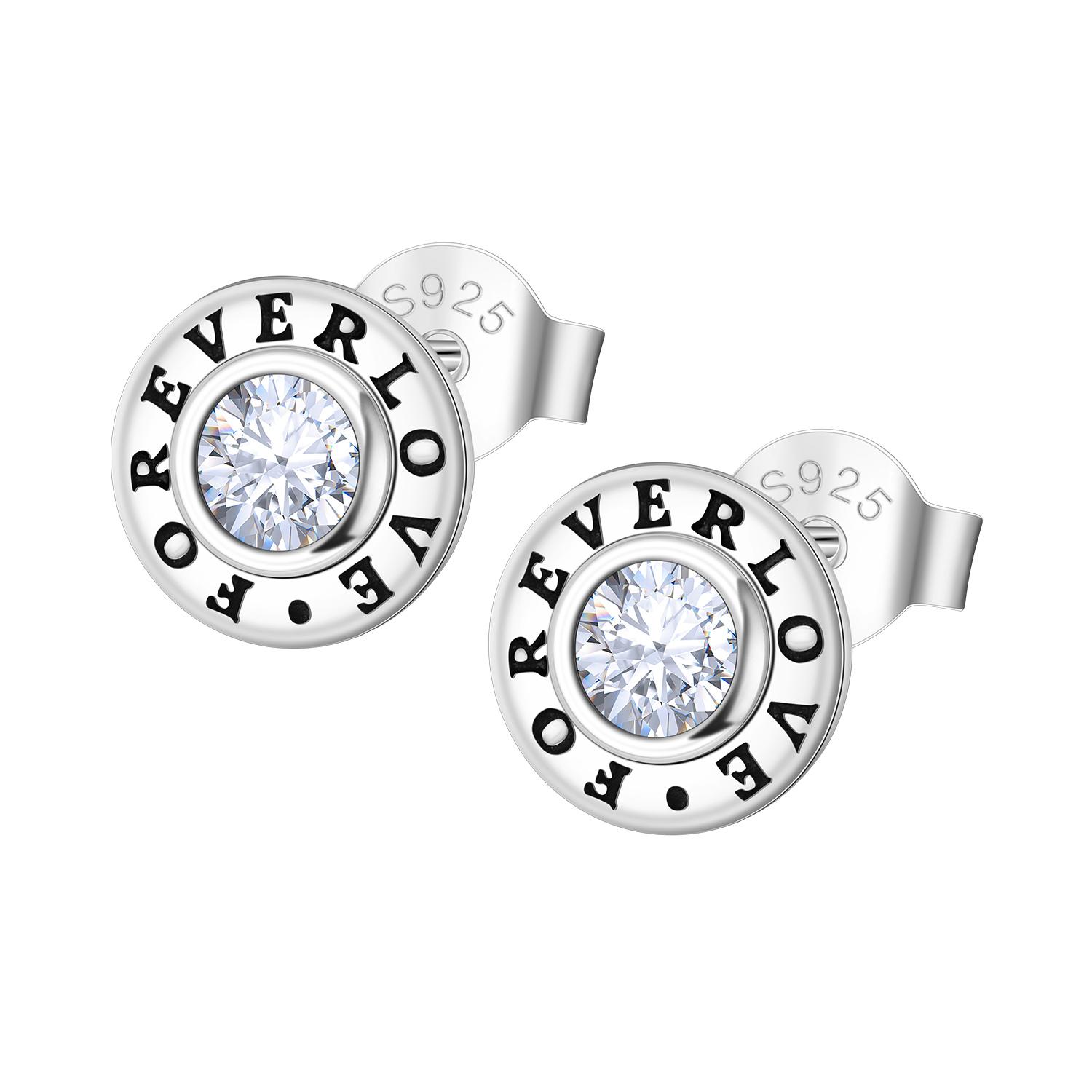 S925 Silver FOREVER LOVE Printed Stud Earrings For Lady S925 Jewelry Party Anniversary Trendy Gifts
S925 Silver FOREVER LOVE Printed Stud Earrings For Lady S925 Jewelry Party Anniversary Trendy Gifts