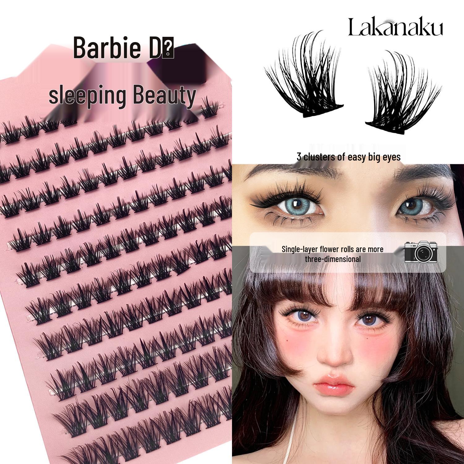 Sleeping Beauty Voluminous Barbie-Style Self-Adhesive Mink Asian-Thai Natural Cluster False Eyelashes
Sleeping Beauty Voluminous Barbie-Style Self-Adhesive Mink Asian-Thai Natural Cluster False Eyelashes