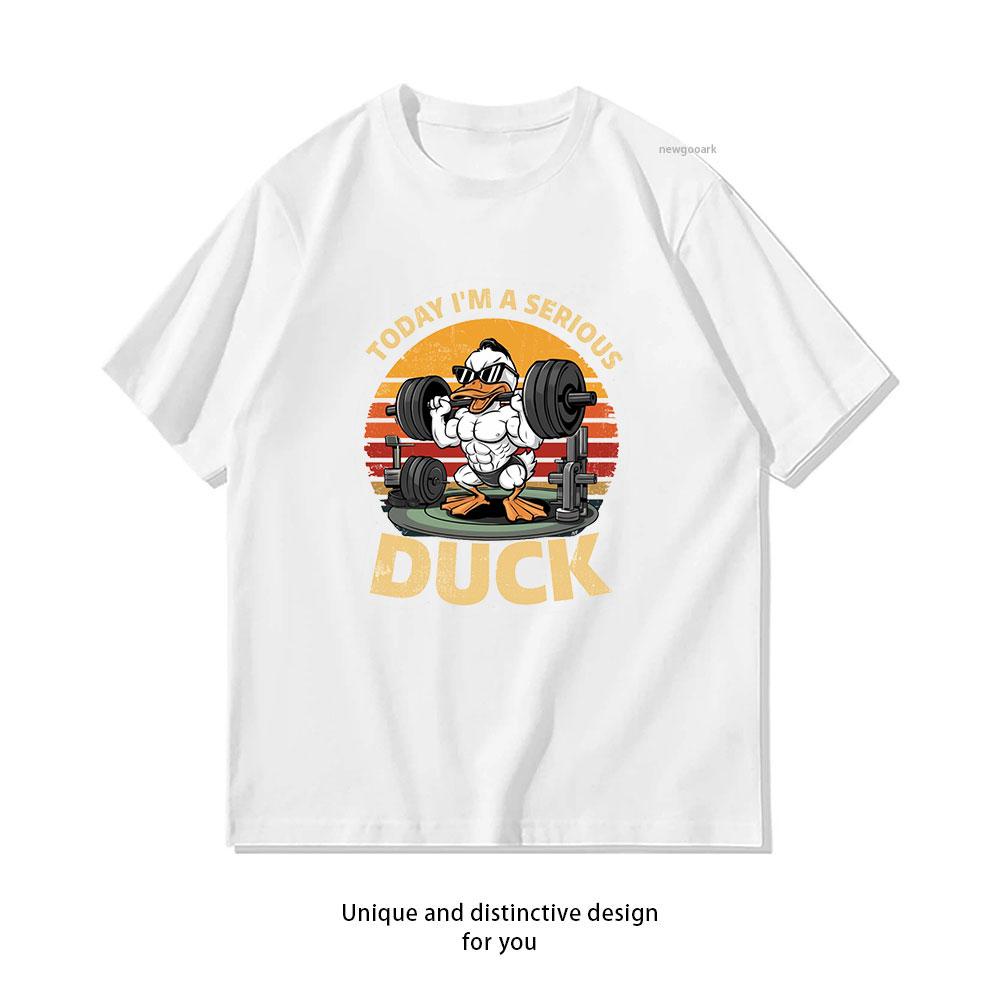 Funny today im a serious Gym Duck Bodybuilder Workout Shirt woman man Casual cotton printed t shirts ropa hombre S
Funny today im a serious Gym Duck Bodybuilder Workout Shirt woman man Casual cotton printed t shirts ropa hombre S