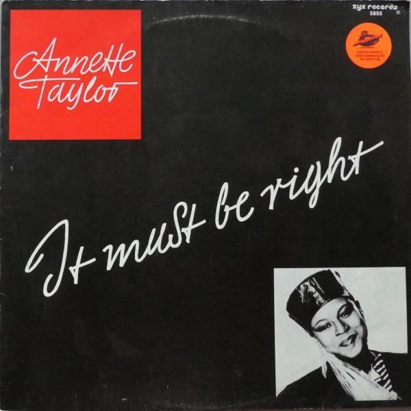 12inch Record ANNETTE TAYLOR - It Must Be Right ZYX5855 ZYX Records 1988 Germany Dance & Electronica Used
12inch Record ANNETTE TAYLOR - It Must Be Right ZYX5855 ZYX Records 1988 Germany Dance & Electronica Used