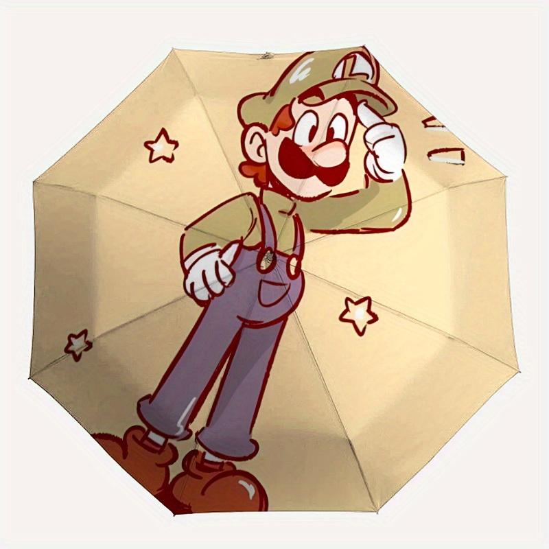 1pc Mario Automatic Open/close Folding Portable Umbrella with 8-Rib Structure for Women/Men, All-Season Use a0901040
1pc Mario Automatic Open/close Folding Portable Umbrella with 8-Rib Structure for Women/Men, All-Season Use a0901040