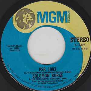 7inch Record SOLOMON BURKE & THE MISSISSIPPI SUN - Psr 1983 / The Night They Drove Old K14302 MGM 1971 US Soul/Funk Used
7inch Record SOLOMON BURKE & THE MISSISSIPPI SUN - Psr 1983 / The Night They Drove Old K14302 MGM 1971 US Soul/Funk Used