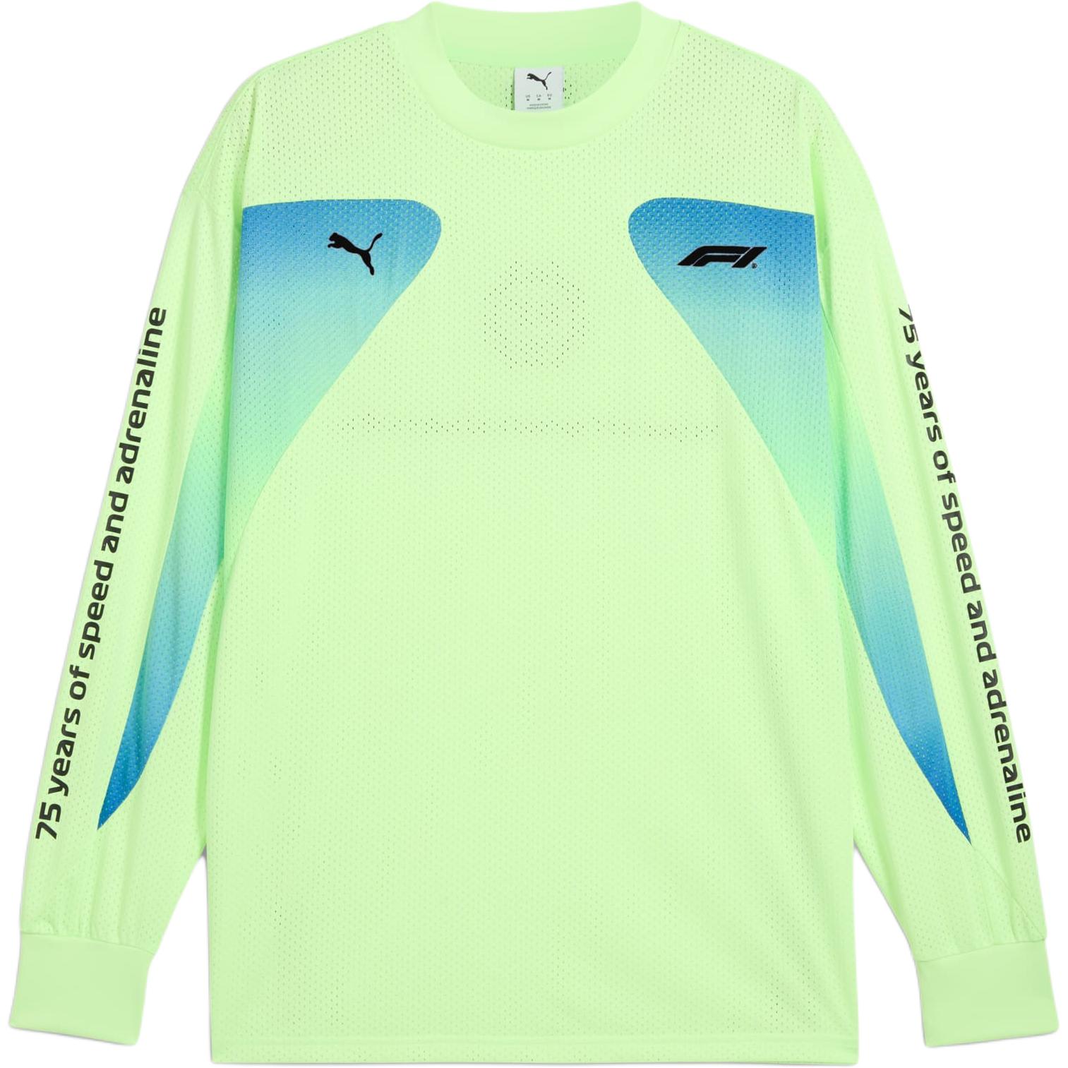 PUMA Color Block Printed Loose Fit Drop Shoulder Long Sleeve T-Shirt Men tops Speed-Green 631642-14 S
PUMA Color Block Printed Loose Fit Drop Shoulder Long Sleeve T-Shirt Men tops Speed-Green 631642-14 S