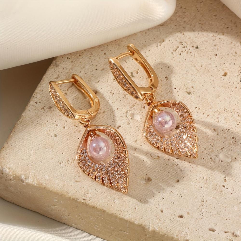 Leaf Shape Dangle Earrings for Women Fashion 2025 New Fashion Zirconia Drop Earring Wedding Party Jewelry Accessories золотой
Leaf Shape Dangle Earrings for Women Fashion 2025 New Fashion Zirconia Drop Earring Wedding Party Jewelry Accessories золотой