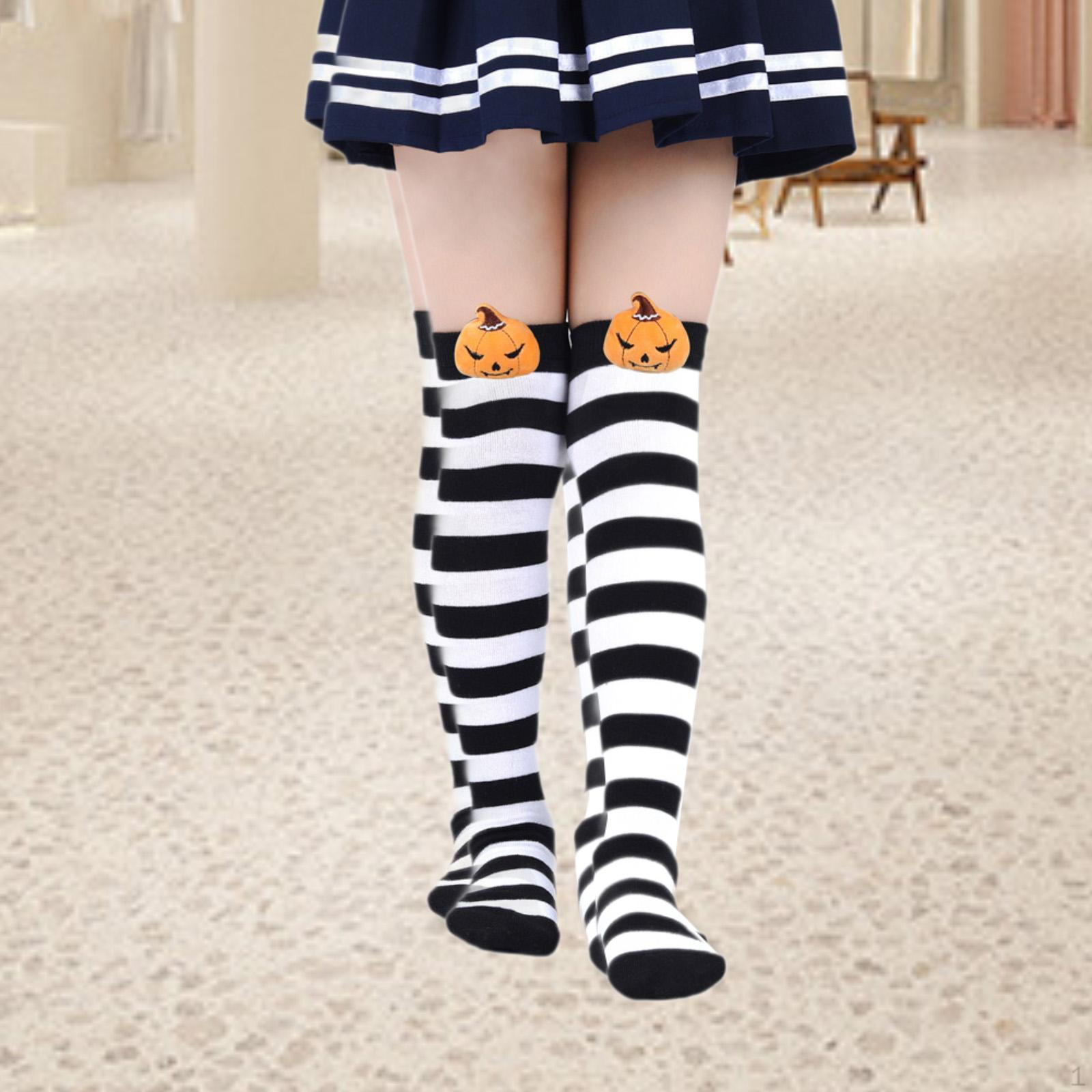 Носки на Хэллоуин для детей, практичные реквизиты для покупок на коленях, повседневное использование Black White
Носки на Хэллоуин для детей, практичные реквизиты для покупок на коленях, повседневное использование Black White