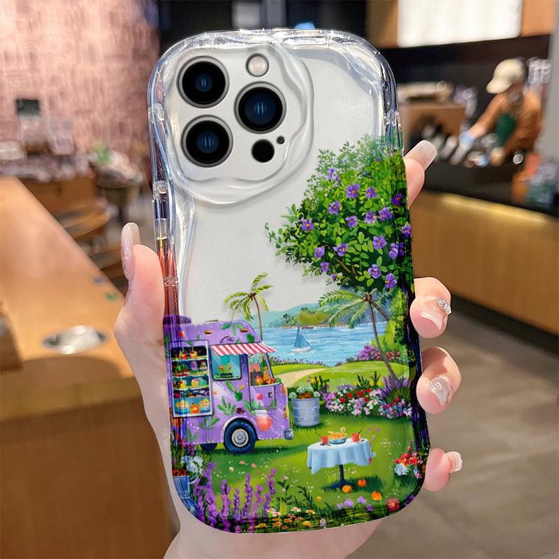 Summer Vacation Ice Cream Truck Wave Phone Case for iPhone 17 Air 16 E 15 14 Plus 13 12 Mini 11 Pro Max Shockproof Covers Funda iPhone 11 Pro
Summer Vacation Ice Cream Truck Wave Phone Case for iPhone 17 Air 16 E 15 14 Plus 13 12 Mini 11 Pro Max Shockproof Covers Funda iPhone 11 Pro