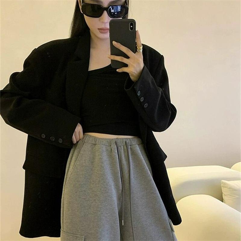 Gray Suit Jacket Women s Spring and Autumn Temperament Black Casual Popular Small Suit 3XL чорний
Gray Suit Jacket Women s Spring and Autumn Temperament Black Casual Popular Small Suit 3XL чорний