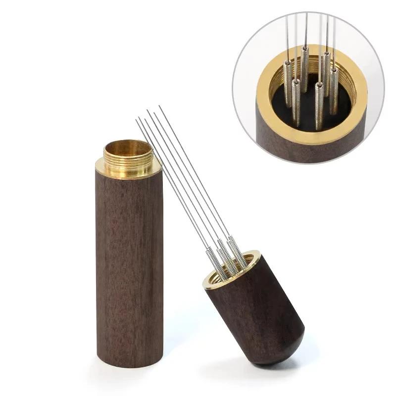 Stainless Steel WDT Tool with Wood Handle - Needles Coffee Distribution & Dechanneling Tool for Espresso, Barista, Home Use
Stainless Steel WDT Tool with Wood Handle - Needles Coffee Distribution & Dechanneling Tool for Espresso, Barista, Home Use