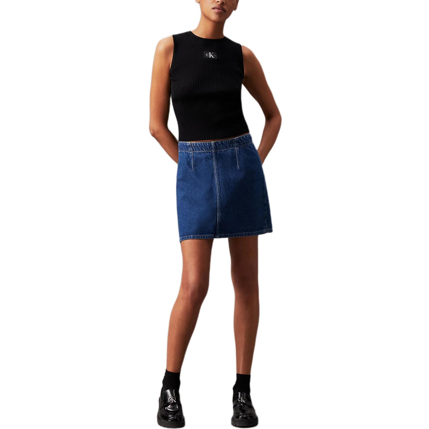 Calvin Klein Jeans Letter Badge Slim Fit Solid Color Round Neck Sleeveless Tank Top Women tops Black J20J223616-BEH XS
Calvin Klein Jeans Letter Badge Slim Fit Solid Color Round Neck Sleeveless Tank Top Women tops Black J20J223616-BEH XS