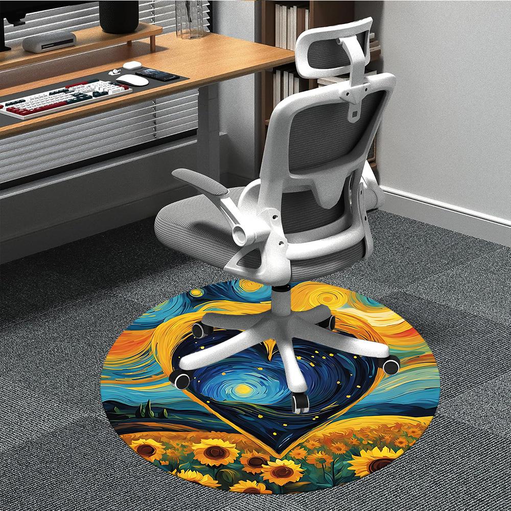 1pc Heart Sunflower Field Chair Carpet for Office, Soft, Non-Slip Polyester Mat, Office, Living Room, Bedroom, Durable Polyester yy251207096 80cm by 80cm
1pc Heart Sunflower Field Chair Carpet for Office, Soft, Non-Slip Polyester Mat, Office, Living Room, Bedroom, Durable Polyester yy251207096 80cm by 80cm
