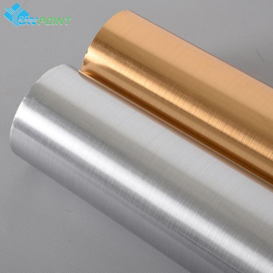 Thicken Brushed Metal Wallpaper Self-Adhesive Home Appliance Fridge Decorative Film Old Furniture Waterproof Renovation Stickers 1m x 40cm
Thicken Brushed Metal Wallpaper Self-Adhesive Home Appliance Fridge Decorative Film Old Furniture Waterproof Renovation Stickers 1m x 40cm
