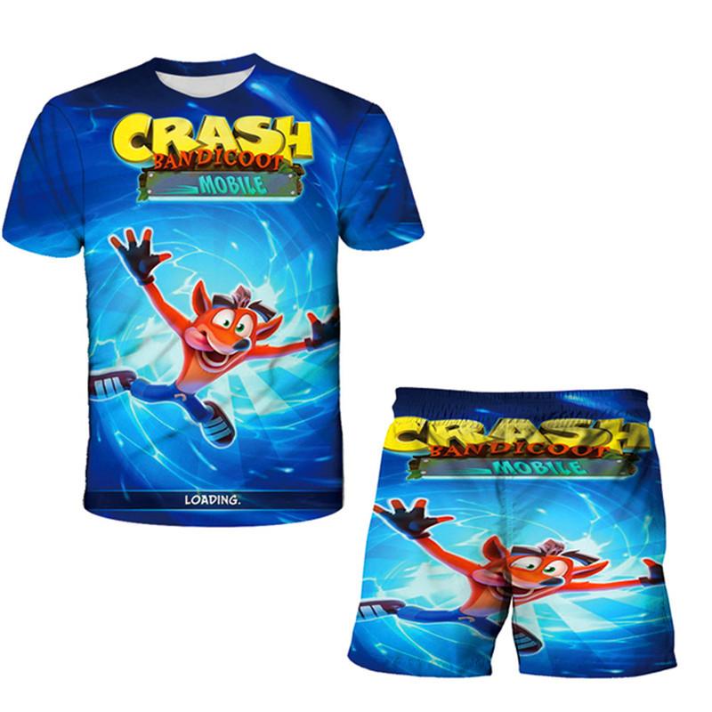 Модные мобильные футболки Ccrash Bandicoot, комплекты одежды для маленьких мальчиков и девочек, комплект детской одежды, детский спортивный свитер, штаны, костюмы из 2 предметов 160
Модные мобильные футболки Ccrash Bandicoot, комплекты одежды для маленьких мальчиков и девочек, комплект детской одежды, детский спортивный свитер, штаны, костюмы из 2 предметов 160