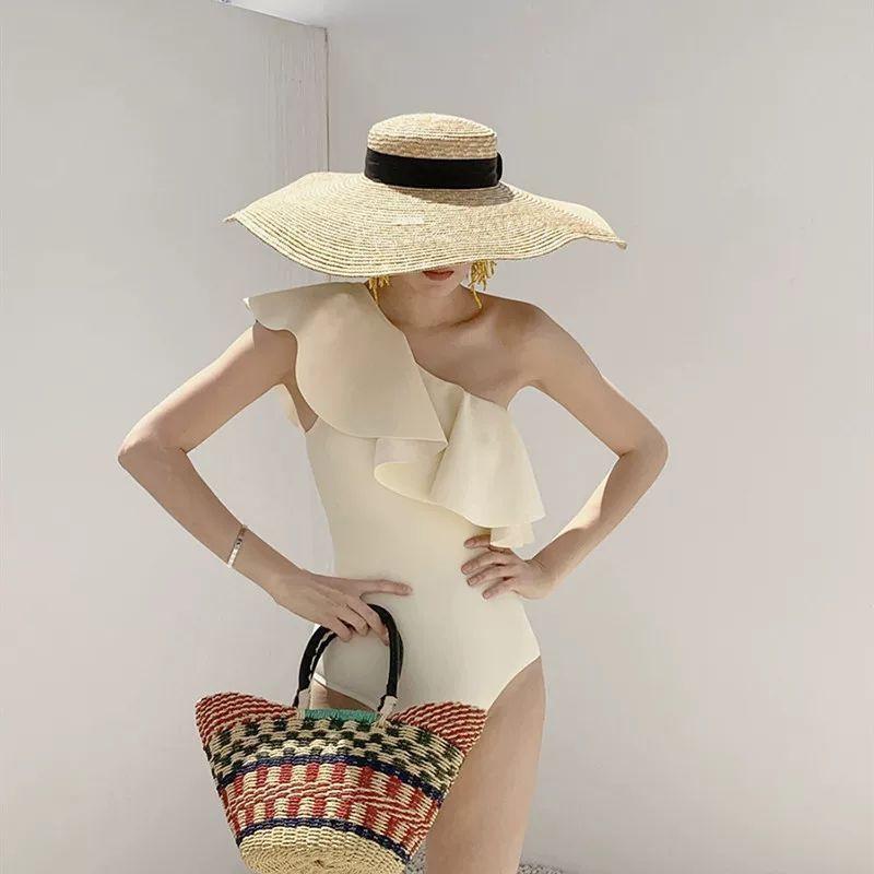 Swimwear High-end Internet Celebrity Shoulder Lotus Leaf Cover Belly Make It Look Slimmer. White Hot Women s Style Thai M покинуть белый
Swimwear High-end Internet Celebrity Shoulder Lotus Leaf Cover Belly Make It Look Slimmer. White Hot Women s Style Thai M покинуть белый