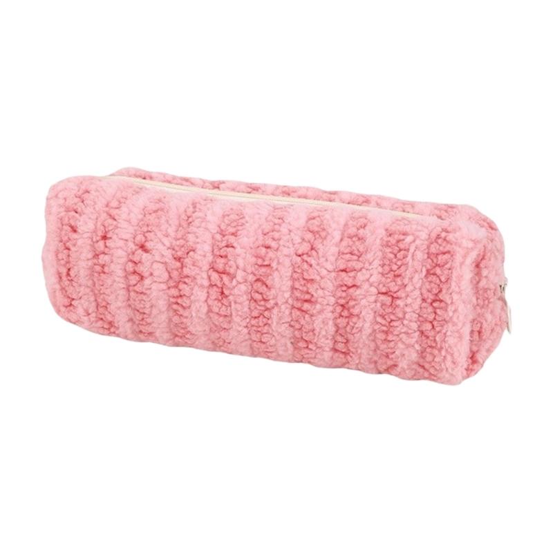 Plush StripedPencil Case for Student Girl Women Large Capacity Pen Bag Zippered Pen Pouches Travel Cosmetics Storage Bag рожевий
Plush StripedPencil Case for Student Girl Women Large Capacity Pen Bag Zippered Pen Pouches Travel Cosmetics Storage Bag рожевий