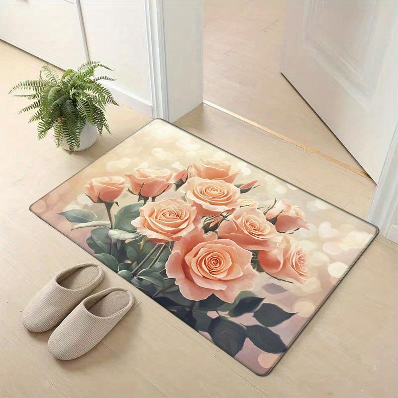 1pc Valentine S Day Pink Rose Print Door Mat, 0.47inch Thick Non-Slip Machine Washable Polyester Rug, Low Pile Flat Woven Carpet 40x60cm
1pc Valentine S Day Pink Rose Print Door Mat, 0.47inch Thick Non-Slip Machine Washable Polyester Rug, Low Pile Flat Woven Carpet 40x60cm