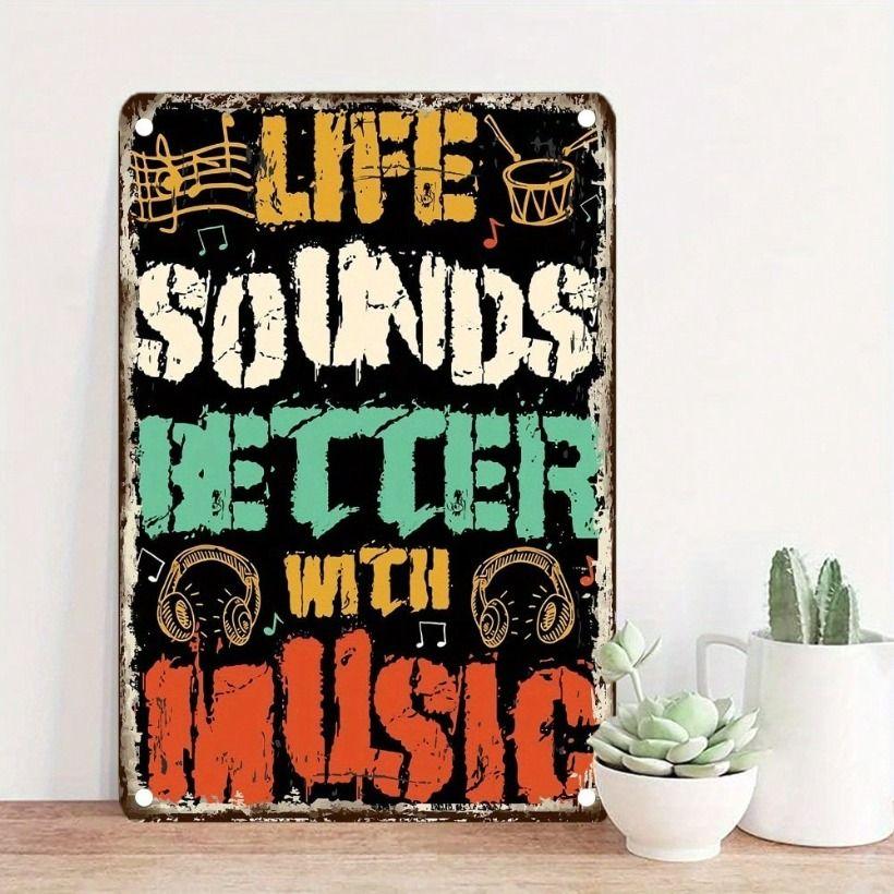 Vintage Metal Poster Wall Art Retro Music Decor for Kitchen 20x30 cm
Vintage Metal Poster Wall Art Retro Music Decor for Kitchen 20x30 cm