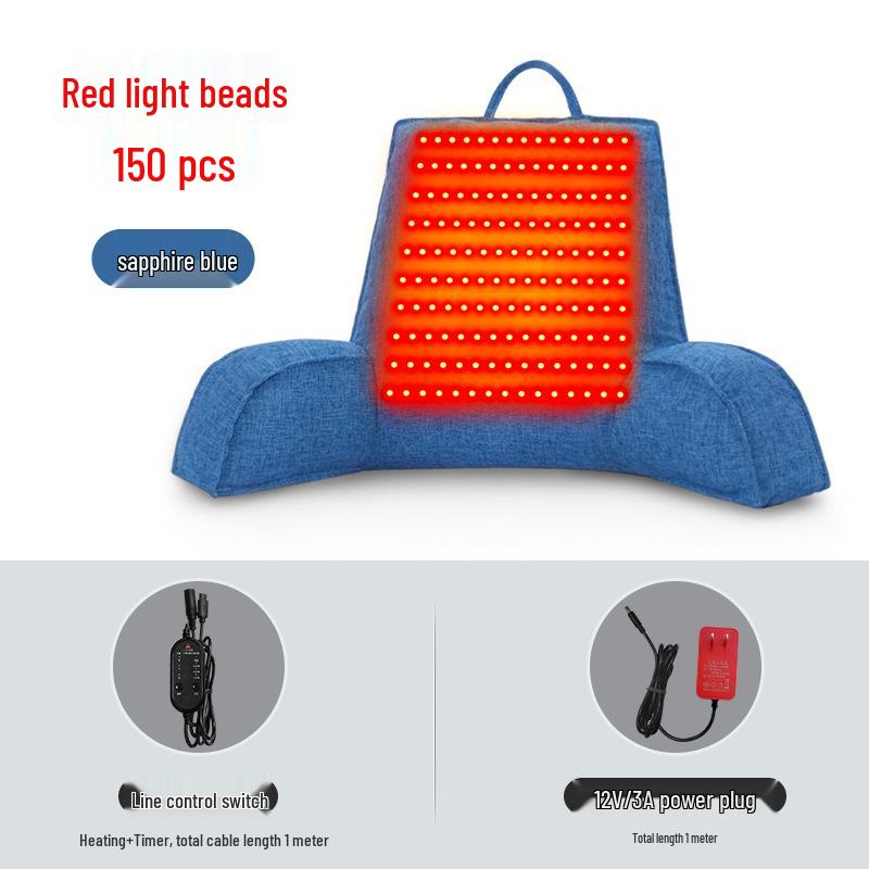 Red Light Heated Bedside Cushion - Large Electric Back and Waist Support for Office, Bedroom, Sofa & Pregnant Women 70*40*20 cm синий
Red Light Heated Bedside Cushion - Large Electric Back and Waist Support for Office, Bedroom, Sofa & Pregnant Women 70*40*20 cm синий