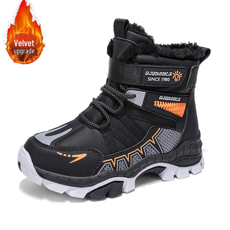 Зимові високі снігоступи для хлопчиків 2025 року з протиковзким сталевим кігтем та плюшевою підкладкою. 37 чорний/помаранчевий
Зимові високі снігоступи для хлопчиків 2025 року з протиковзким сталевим кігтем та плюшевою підкладкою. 37 чорний/помаранчевий