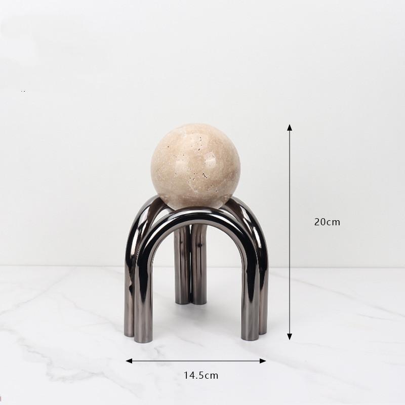 Аксессуары для домашнего декора Мраморный шар Металлические украшения для арок Украшения для офисного стола Украшение витрины
Аксессуары для домашнего декора Мраморный шар Металлические украшения для арок Украшения для офисного стола Украшение витрины
