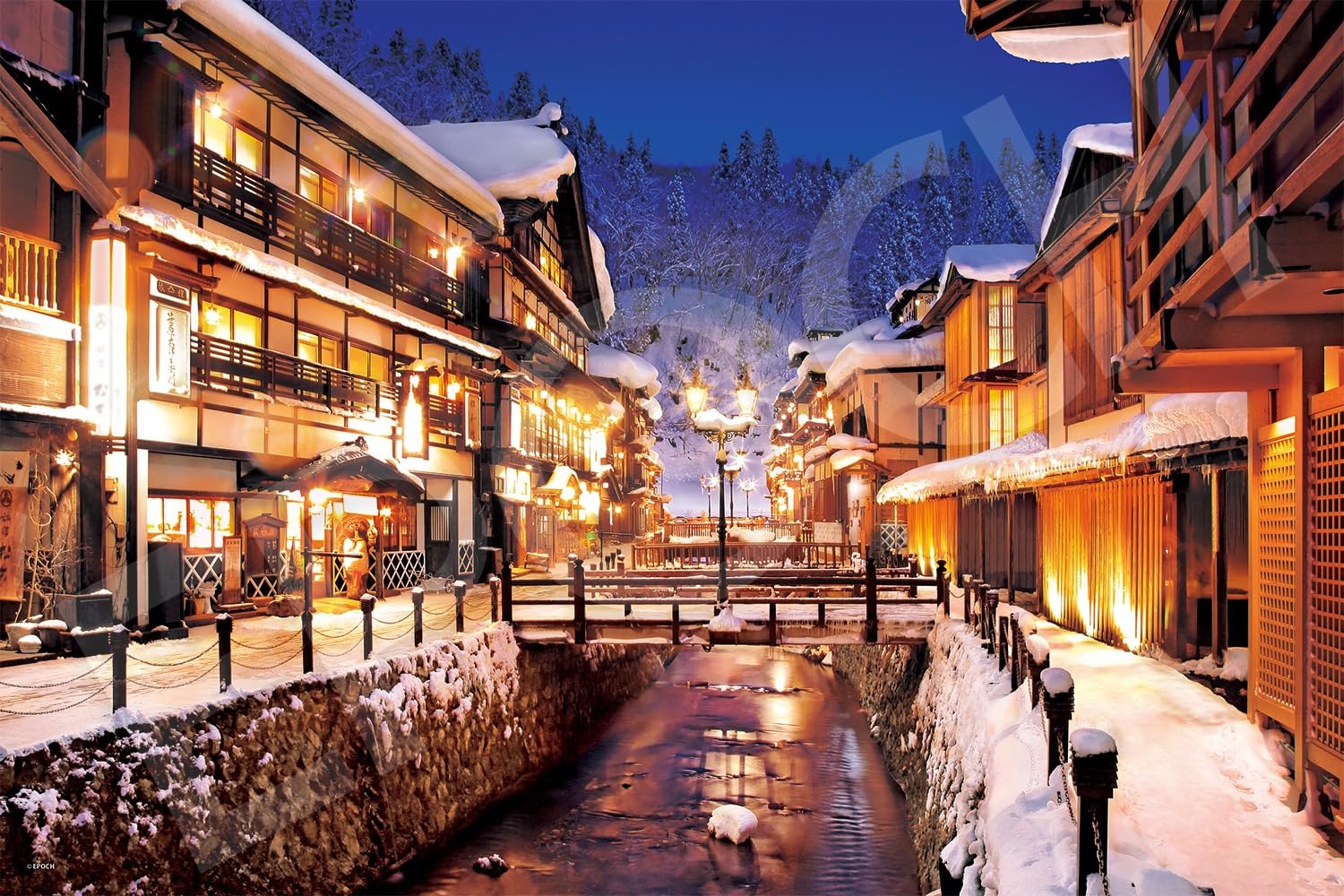 Пазл EPOCH из 1000 деталей Ginzan Onsen Yamagata с клеем и шпателем с купоном для подсчета очков EPOCH - (50x75cm) 09-044с
Пазл EPOCH из 1000 деталей Ginzan Onsen Yamagata с клеем и шпателем с купоном для подсчета очков EPOCH - (50x75cm) 09-044с