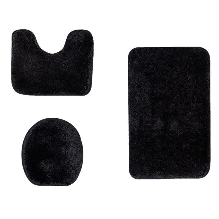 Sleek & Functional 3 Piece Bath Mat Collection with a Comfortable Contour Rug & Safe Toilet Lid Cover Easy to Clean чёрный
Sleek & Functional 3 Piece Bath Mat Collection with a Comfortable Contour Rug & Safe Toilet Lid Cover Easy to Clean чёрный