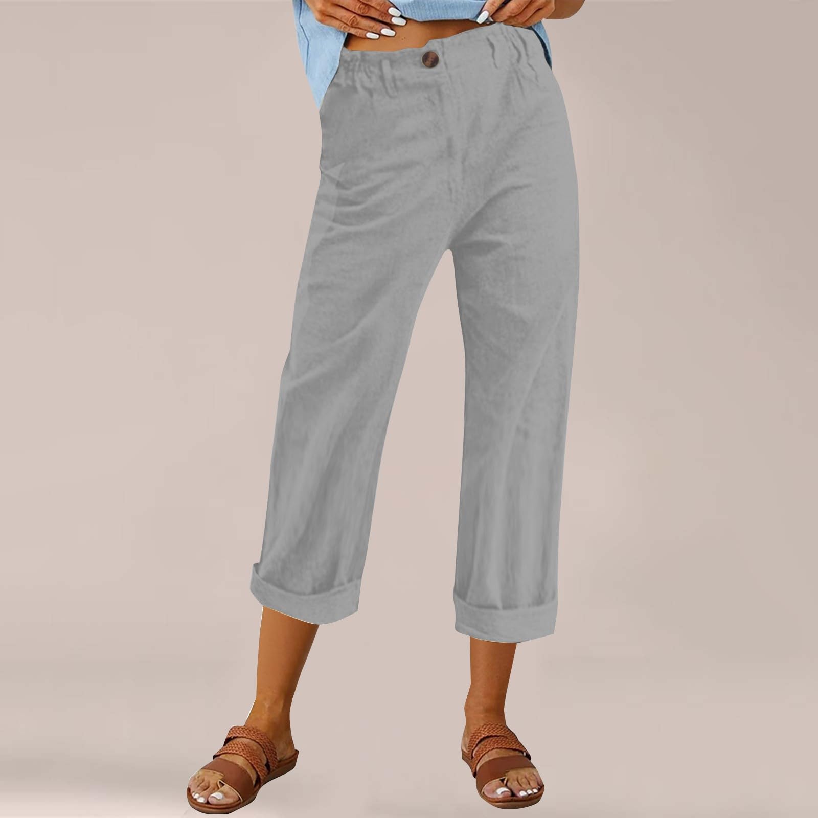 Women s Fashion Cotton,Linen Blend Loose,Fit High,Waisted Casual ,Color Straight,Leg Pants XXL срібний
Women s Fashion Cotton,Linen Blend Loose,Fit High,Waisted Casual ,Color Straight,Leg Pants XXL срібний