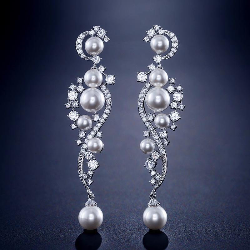 RAKOL Elegant Floral Pearl Zircon Earrings for Women – Exquisite Temperament Bride Jewelry
RAKOL Elegant Floral Pearl Zircon Earrings for Women – Exquisite Temperament Bride Jewelry