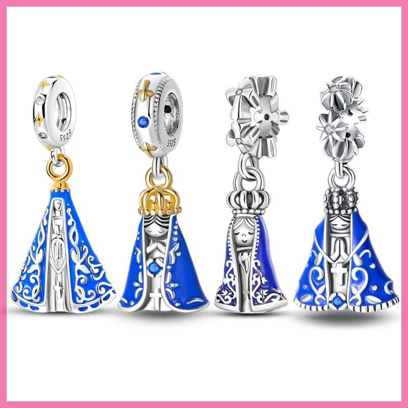 100% стерлингового серебра 925 пробы Nossa Senhora Aparecida висячие подвески подходят для нового браслета S925 бусины Diy Изготовление ювелирных изделий лучший подарок белый
100% стерлингового серебра 925 пробы Nossa Senhora Aparecida висячие подвески подходят для нового браслета S925 бусины Diy Изготовление ювелирных изделий лучший подарок белый