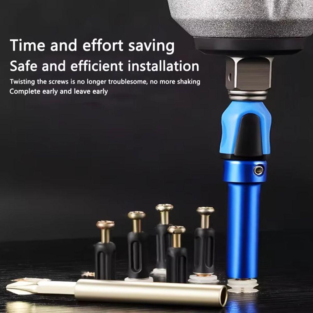 Quick Screw Connecting Rod With Magnetic Electric Drill Connection Rod 3 in 1 Sleeve Furniture синій
Quick Screw Connecting Rod With Magnetic Electric Drill Connection Rod 3 in 1 Sleeve Furniture синій