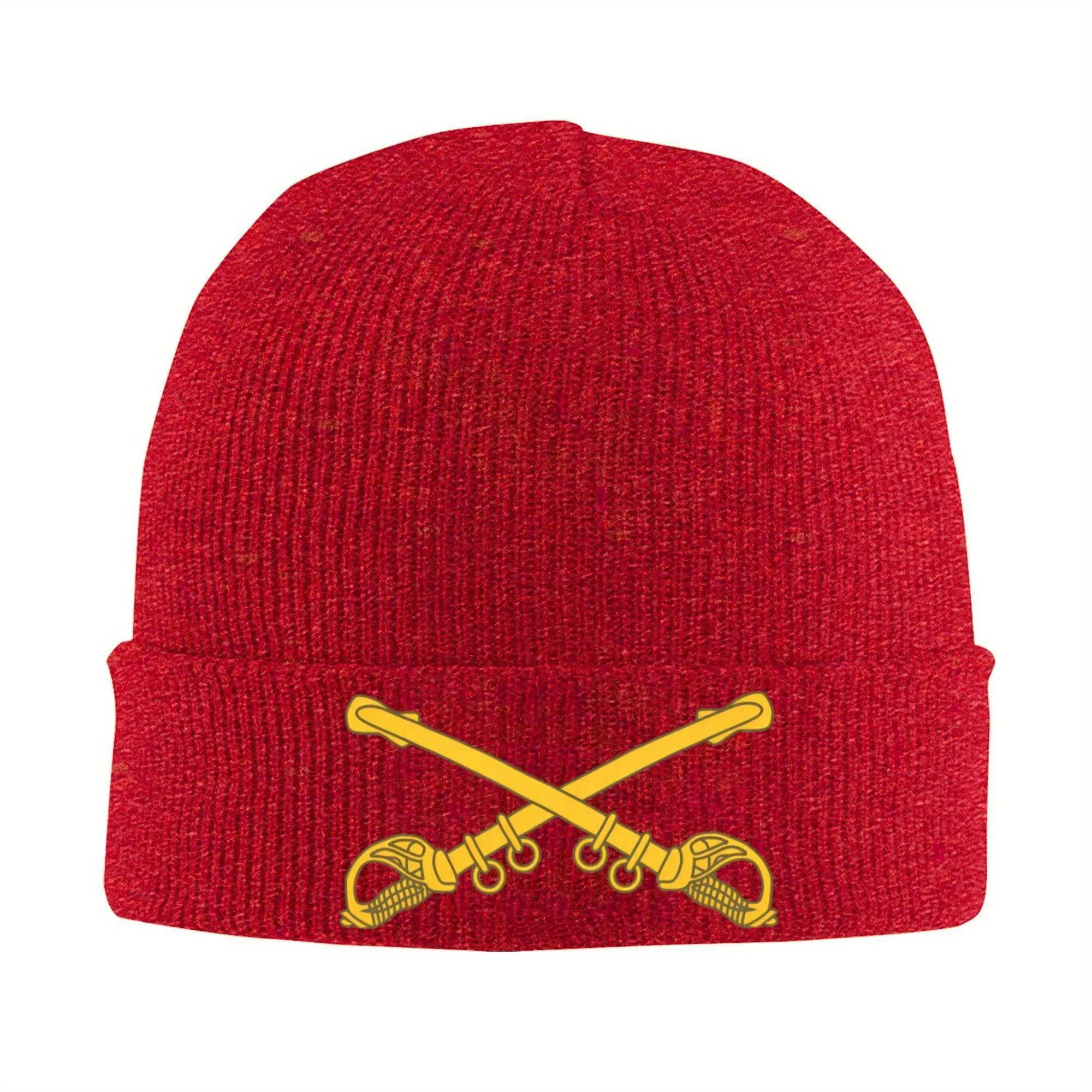 New Army US Cavalr Branch Insignia Knitted Hat Beanie Autumn Winter Hats Warm Unisex Street Cap Unisex Women Gifts
New Army US Cavalr Branch Insignia Knitted Hat Beanie Autumn Winter Hats Warm Unisex Street Cap Unisex Women Gifts