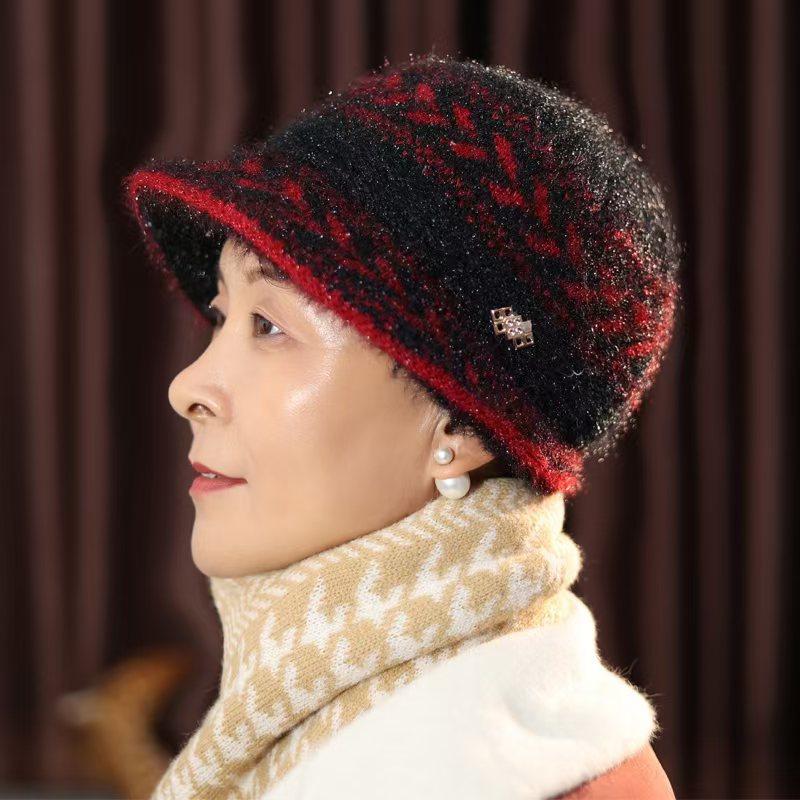 2025 зимняя шапка женская среднего и пожилого возраста шапка для мамы флисовая теплая шерстяная вязаная шапка шапка для пожилой женщины с большими полями One size
2025 зимняя шапка женская среднего и пожилого возраста шапка для мамы флисовая теплая шерстяная вязаная шапка шапка для пожилой женщины с большими полями One size