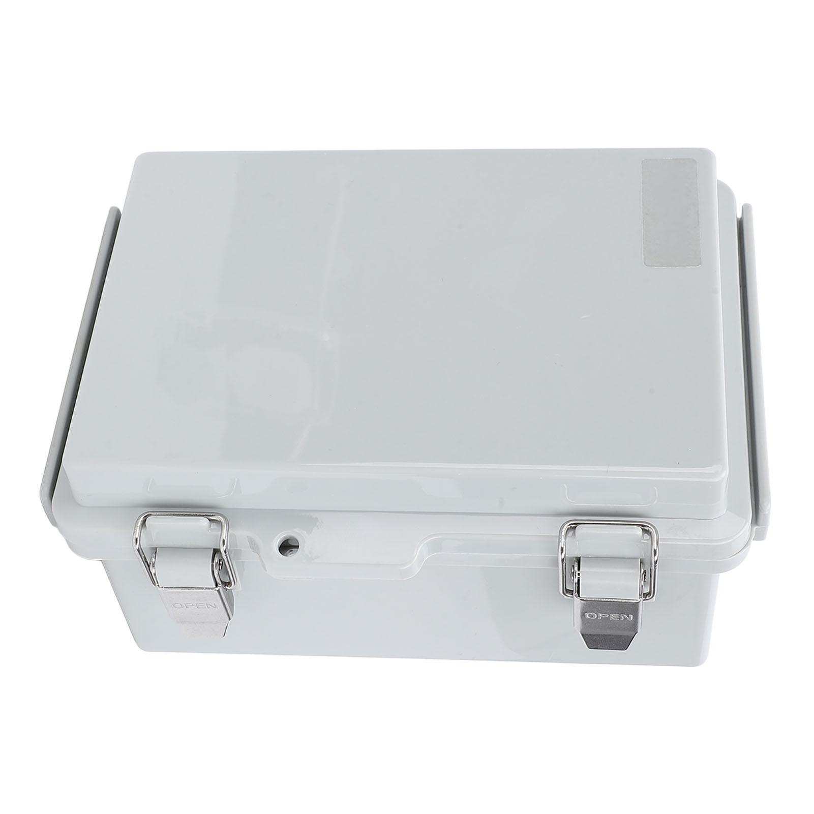 Вулична електрична розподільна коробка 125x175x90мм IP67 Водонепроникна Петлі з нержавіючої сталі ABS-пластик
Вулична електрична розподільна коробка 125x175x90мм IP67 Водонепроникна Петлі з нержавіючої сталі ABS-пластик