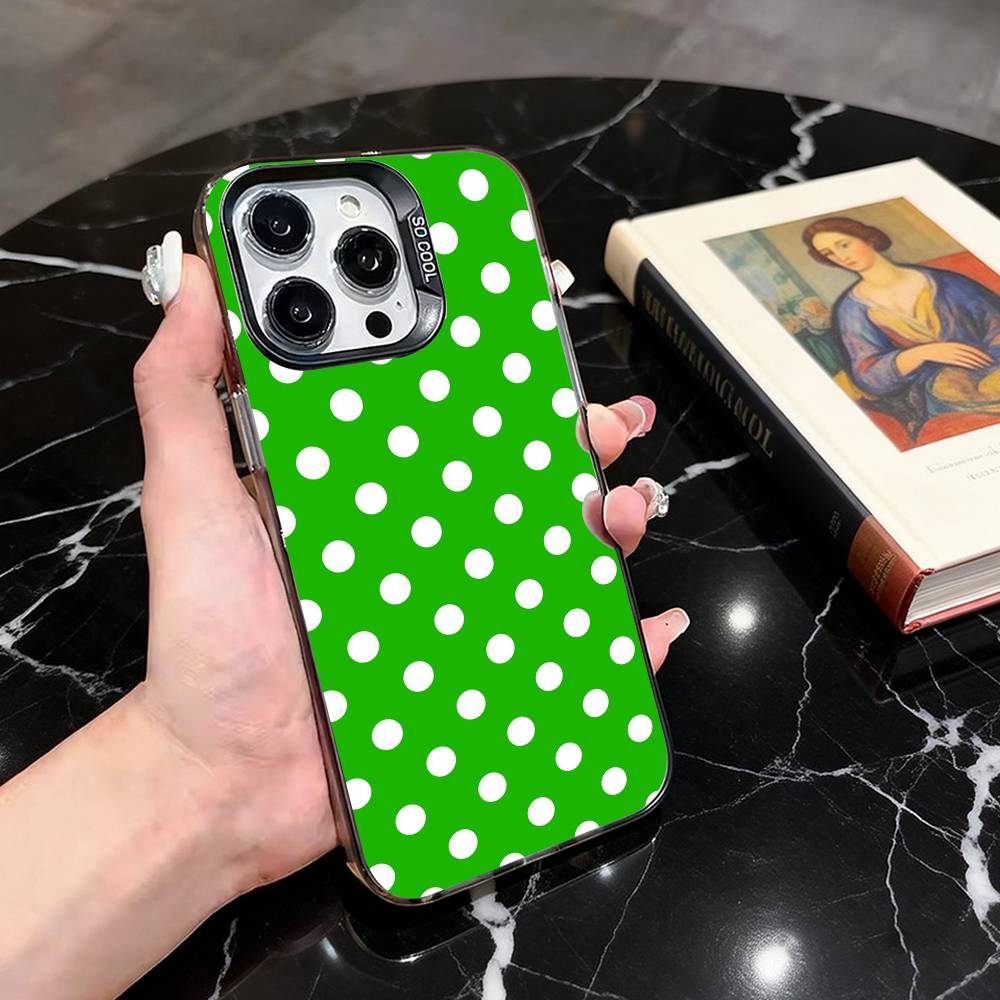 Classic Polka Dot Pattern Phone Case For iPhone 17,16,15,14,13,12,11 Plus,Pro Max,XS,Colorful Silver Phone case Funda Cover iPhone17air
Classic Polka Dot Pattern Phone Case For iPhone 17,16,15,14,13,12,11 Plus,Pro Max,XS,Colorful Silver Phone case Funda Cover iPhone17air