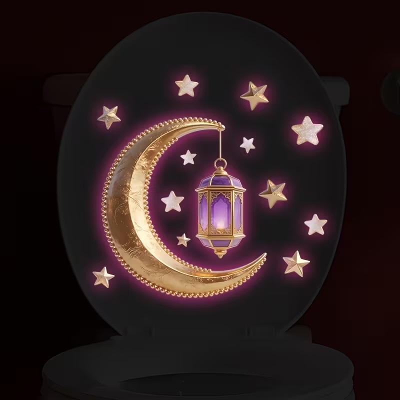 Glowing Moon And Lantern Bathroom Toilet Sticker Wall Sticker Self-Adhesive Removable PVC Bathroom Tank Decor Home Decor Sticker
Glowing Moon And Lantern Bathroom Toilet Sticker Wall Sticker Self-Adhesive Removable PVC Bathroom Tank Decor Home Decor Sticker