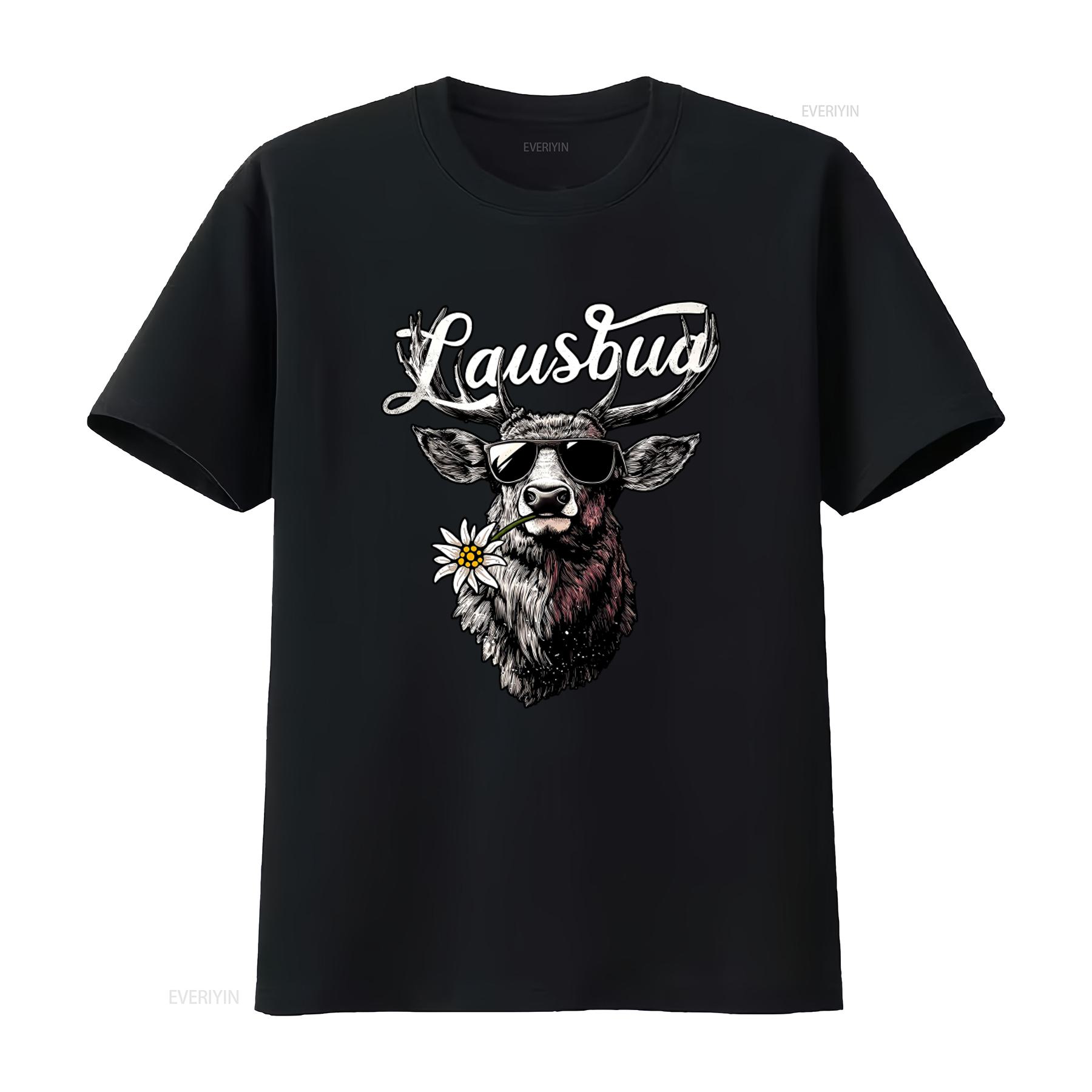 Mens T Shirt Costume Hisch Alpen Edelweiss Lettering Lausbua Bavaria Stylish Deer Print with Sunglasses and Daisy vintage Soft 4XL
Mens T Shirt Costume Hisch Alpen Edelweiss Lettering Lausbua Bavaria Stylish Deer Print with Sunglasses and Daisy vintage Soft 4XL