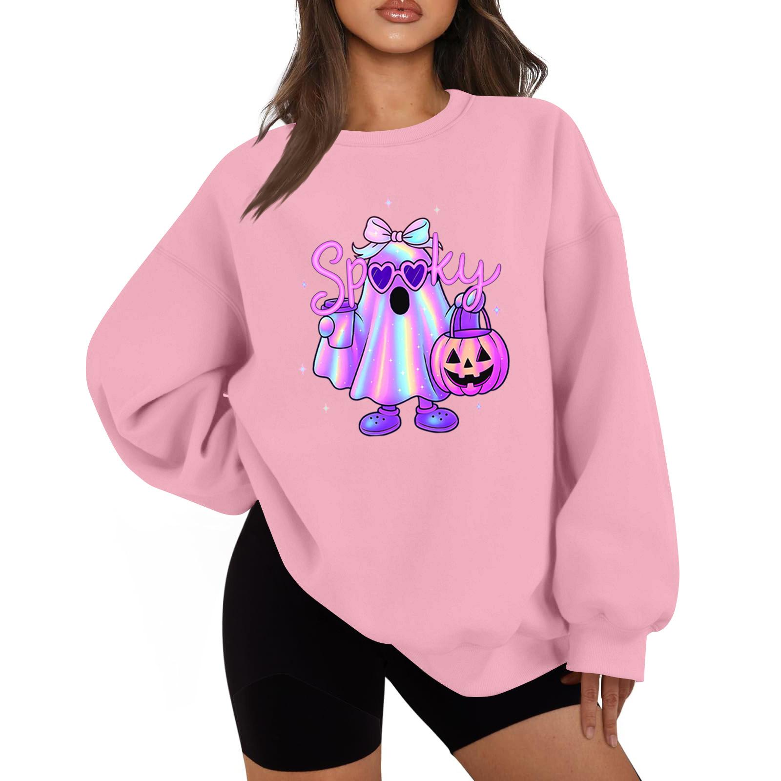 Женская мода повседневная блузка с длинным рукавом и принтом на Хэллоуин с круглым вырезом XL
Женская мода повседневная блузка с длинным рукавом и принтом на Хэллоуин с круглым вырезом XL