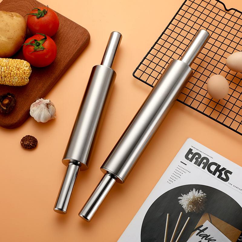 1 Pc Stainless Steel Non-Stick Rolling Pin for Dough Pasta Pizza Noodles Cookie Dumplings Kitchen Accessories Baking Tools
1 Pc Stainless Steel Non-Stick Rolling Pin for Dough Pasta Pizza Noodles Cookie Dumplings Kitchen Accessories Baking Tools