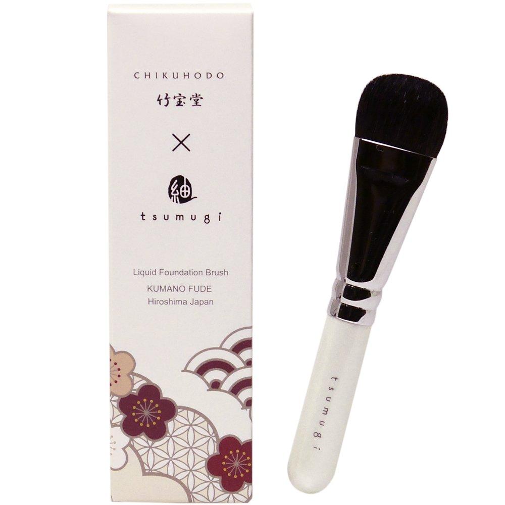 Liquid foundation brush Kumano brush Makeup brush Makeup brush Tsumugi Cosmetics білий
Liquid foundation brush Kumano brush Makeup brush Makeup brush Tsumugi Cosmetics білий