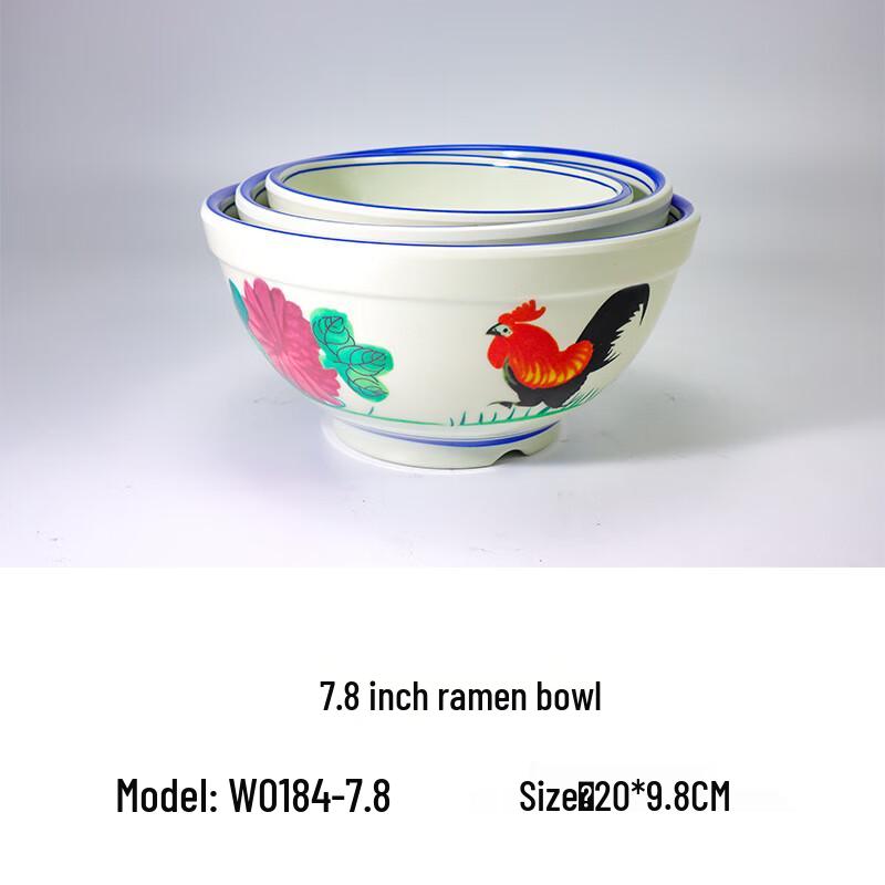 Nostalgic Melamine Rooster Noodle Bowls
Nostalgic Melamine Rooster Noodle Bowls
