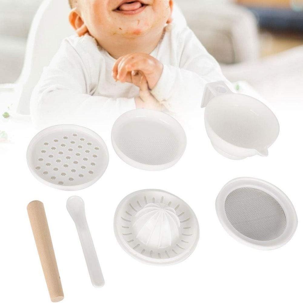 7Pcs Stackable Baby Manual Grinder Kit Portable Food Masher Maker Food Grinding Bowl Set Fruit бежевий
7Pcs Stackable Baby Manual Grinder Kit Portable Food Masher Maker Food Grinding Bowl Set Fruit бежевий