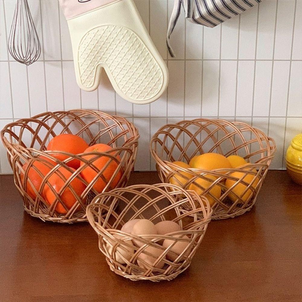 Хліб, фрукти, плетений кошик, овочі, їжа, яйця, креативний вербовий кошик для зберігання L-26x19x16CM
Хліб, фрукти, плетений кошик, овочі, їжа, яйця, креативний вербовий кошик для зберігання L-26x19x16CM