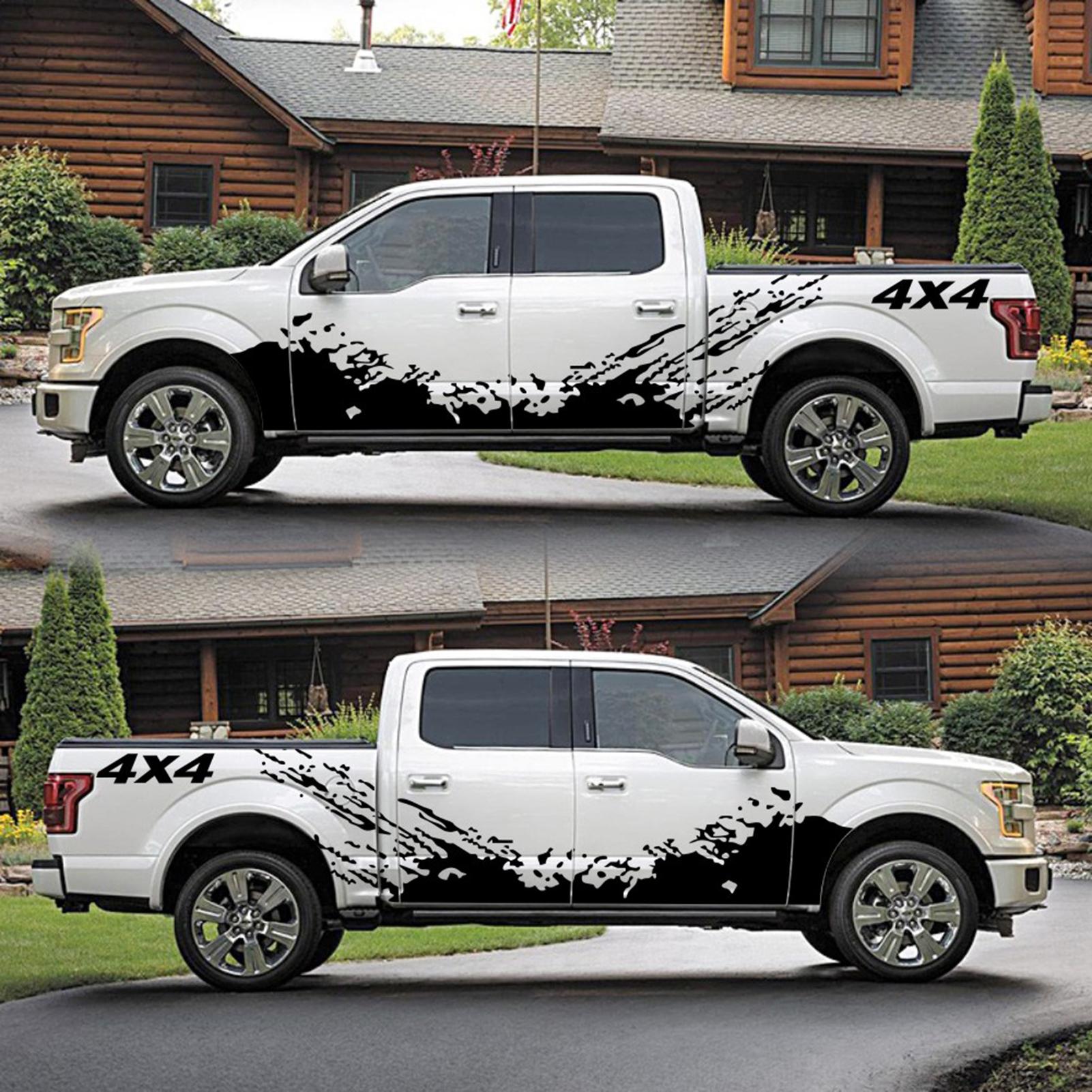 4PCS Car Stickers 4X4 Off Road(40*10cm)+Mountain Graphic Decal(190*50cm) Sticker for Car Truck Exterior Accessories чёрный
4PCS Car Stickers 4X4 Off Road(40*10cm)+Mountain Graphic Decal(190*50cm) Sticker for Car Truck Exterior Accessories чёрный