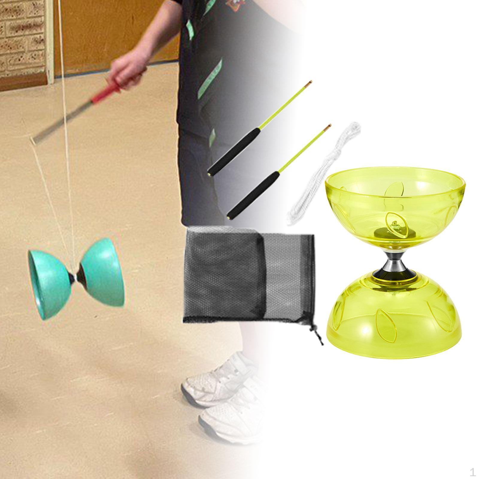 Китайский набор дьяболо Классическая игрушка для жонглирования с тройным подшипником для развлечений на открытом воздухе S
Китайский набор дьяболо Классическая игрушка для жонглирования с тройным подшипником для развлечений на открытом воздухе S