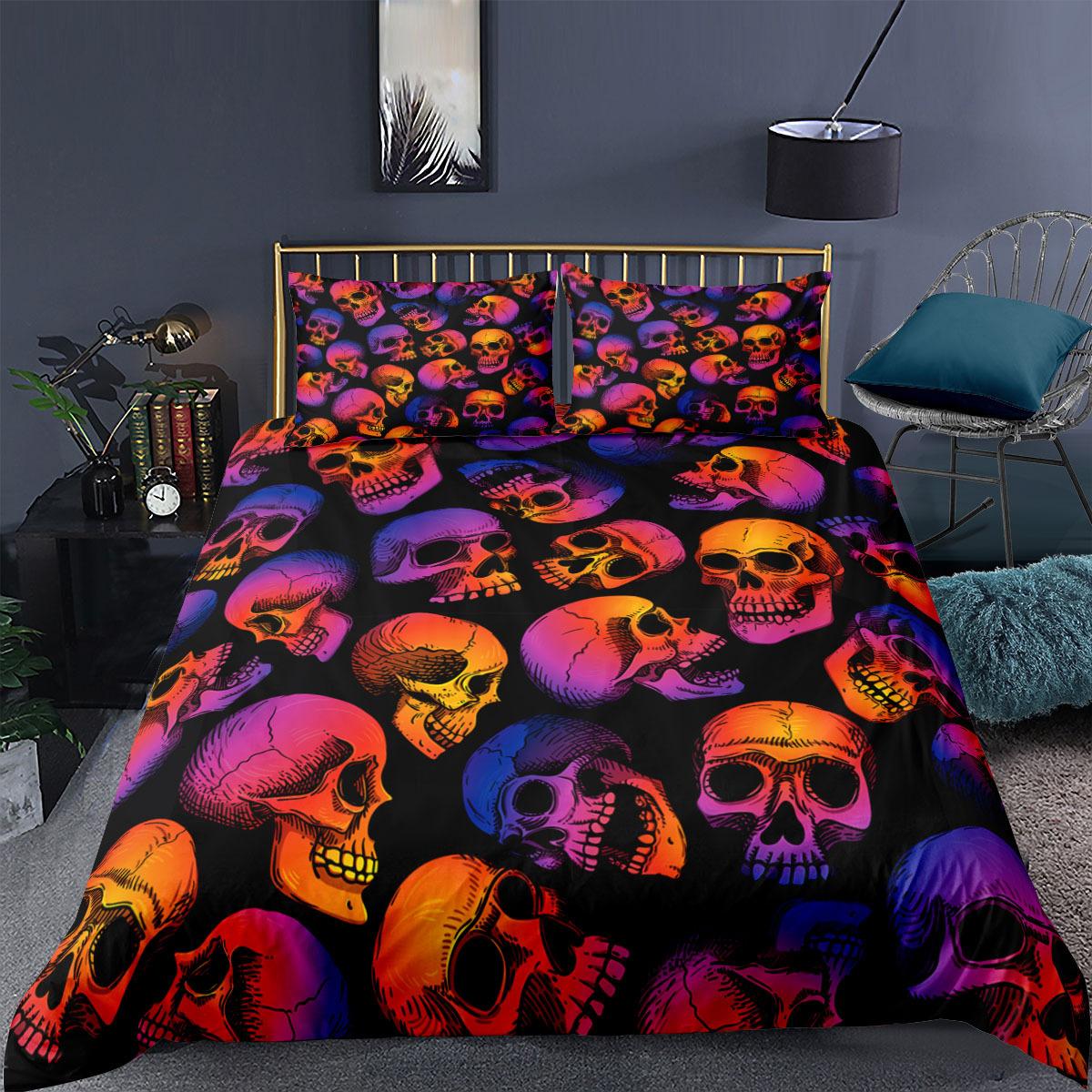 Комплект постельного белья с 3D черепом и рисунком ужасов, пододеяльник и наволочка, 2/3 предмета, AU/EU/DE/US/UK, полноразмерное украшение для дома на Хэллоуин EU Single 135x200cm
Комплект постельного белья с 3D черепом и рисунком ужасов, пододеяльник и наволочка, 2/3 предмета, AU/EU/DE/US/UK, полноразмерное украшение для дома на Хэллоуин EU Single 135x200cm