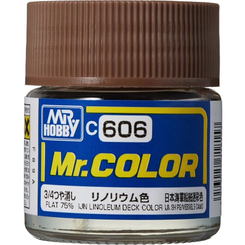 GSI Creos GSI Creos Mr. Color Ship Model Color Linoleum Color 3/4 Matte 10ml Model Paint C606
GSI Creos GSI Creos Mr. Color Ship Model Color Linoleum Color 3/4 Matte 10ml Model Paint C606