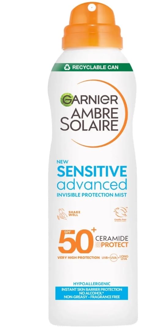 Garnier Ambre Solaire SPF Sensitive Advanced Invisible Protection Mist Sun Spray 150 мл Нежирный Без отдушек 50+ Спирт, Не содержит
Garnier Ambre Solaire SPF Sensitive Advanced Invisible Protection Mist Sun Spray 150 мл Нежирный Без отдушек 50+ Спирт, Не содержит